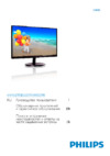 Philips 234E5QSB/01 Инструкция по эксплуатации