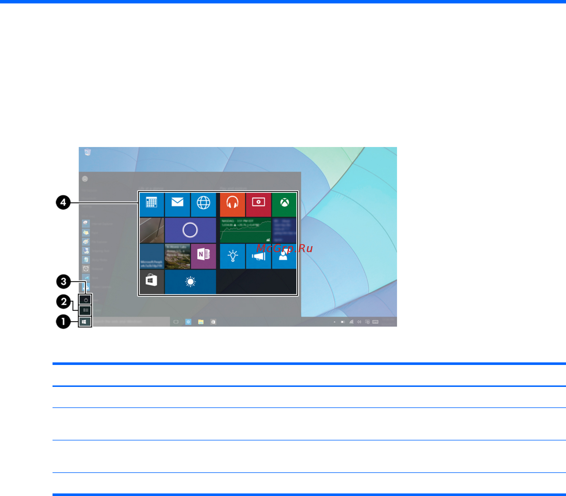 HP Envy x360 15-aq106ur 1GM01EA [6/14] Навигация по меню пуск