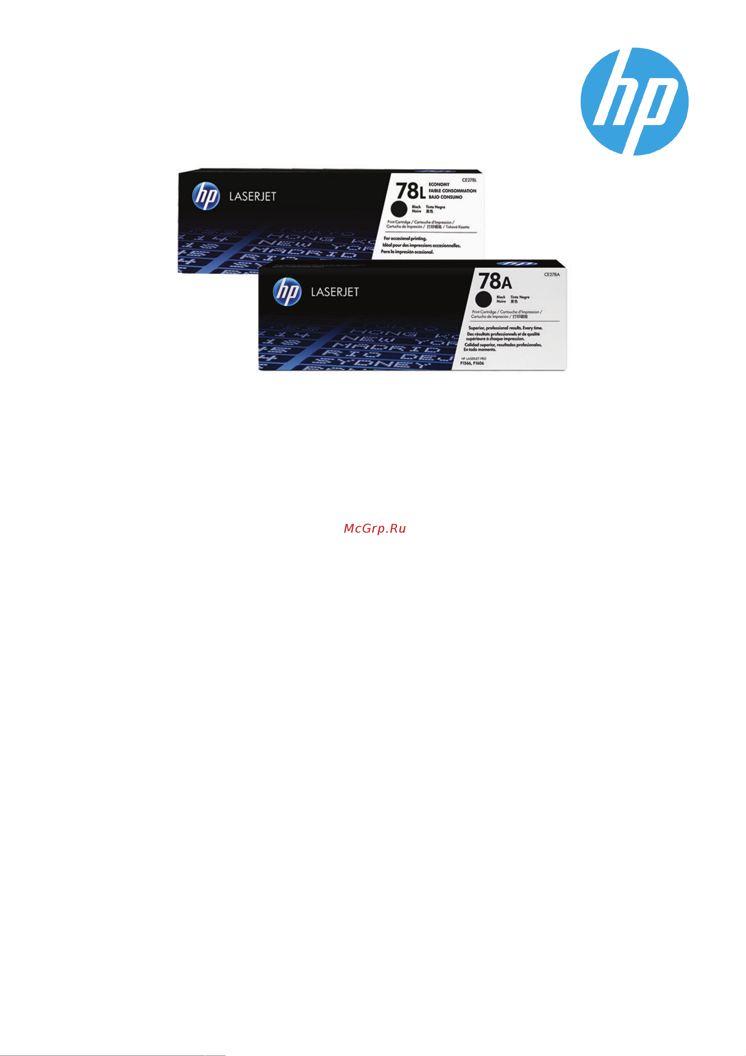 HP 78А Black (CE278AF) Инструкция по эксплуатации онлайн