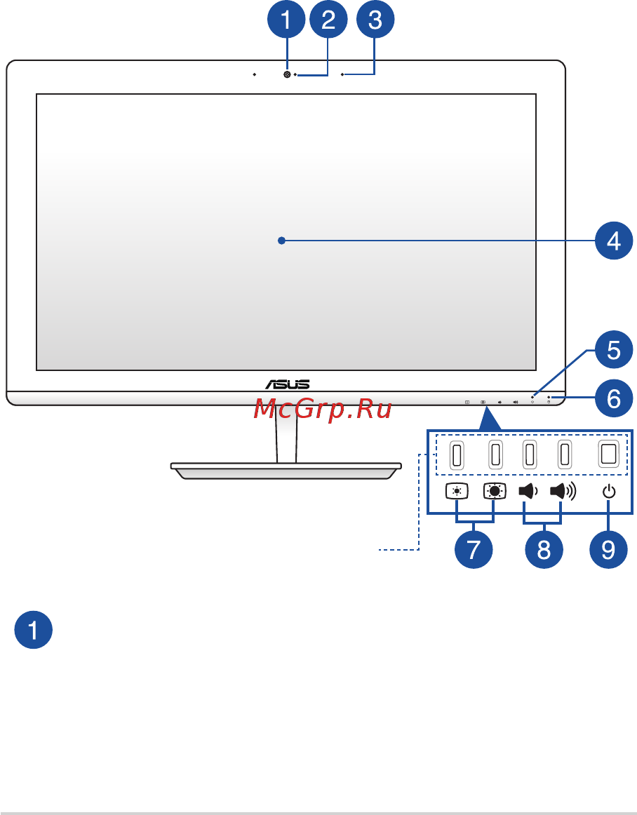 Asus V220IBGK-BC021X [13/66] Знакомство с моноблочным компьютером