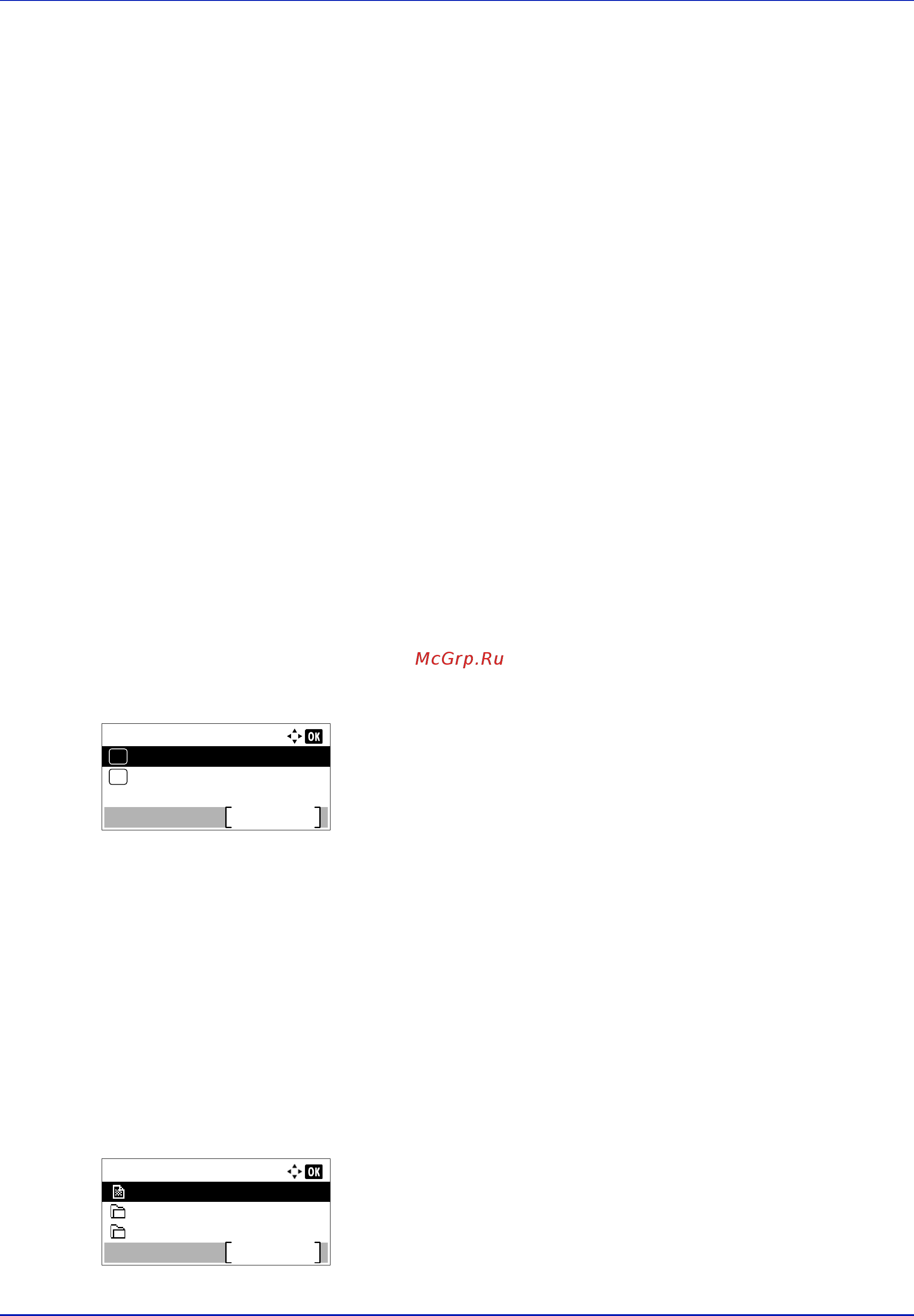 Kyocera Ecosys P3055dn [110/382] Память usb выбор памяти usb