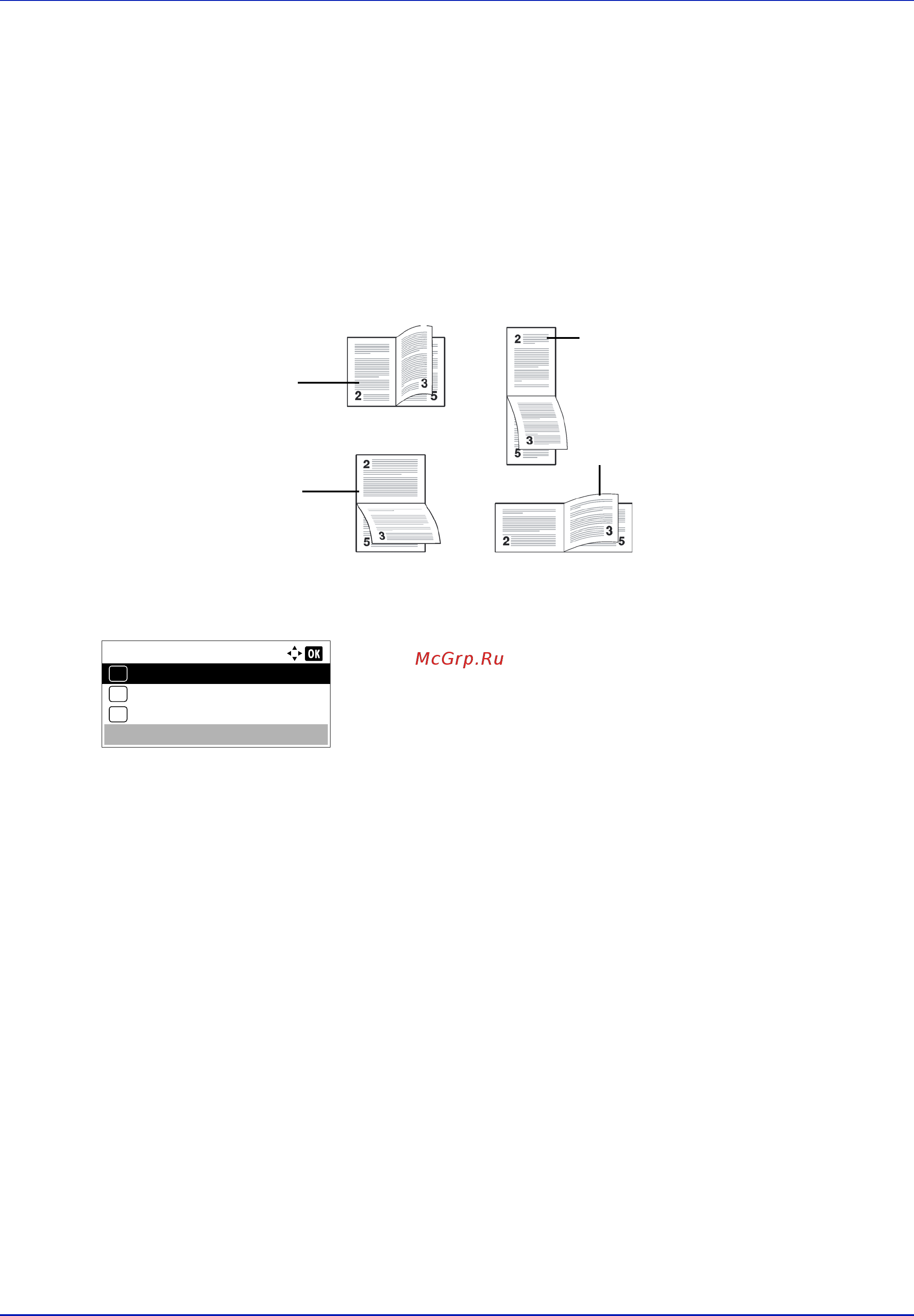 Kyocera Ecosys P3055dn [136/382] Режимы сшивания