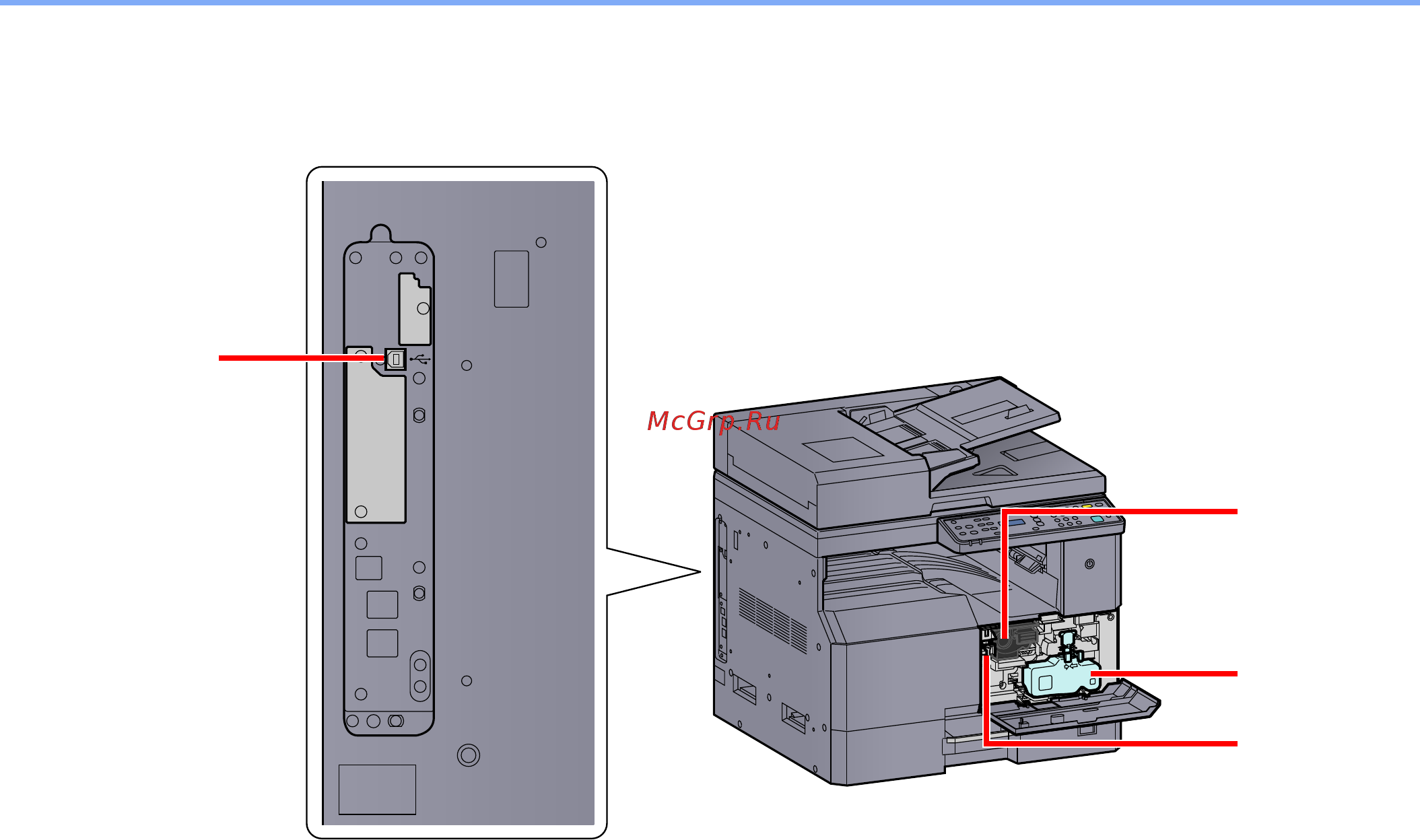 Kyocera TASKalfa 1800 [31/221] Разъемы внутренние компоненты