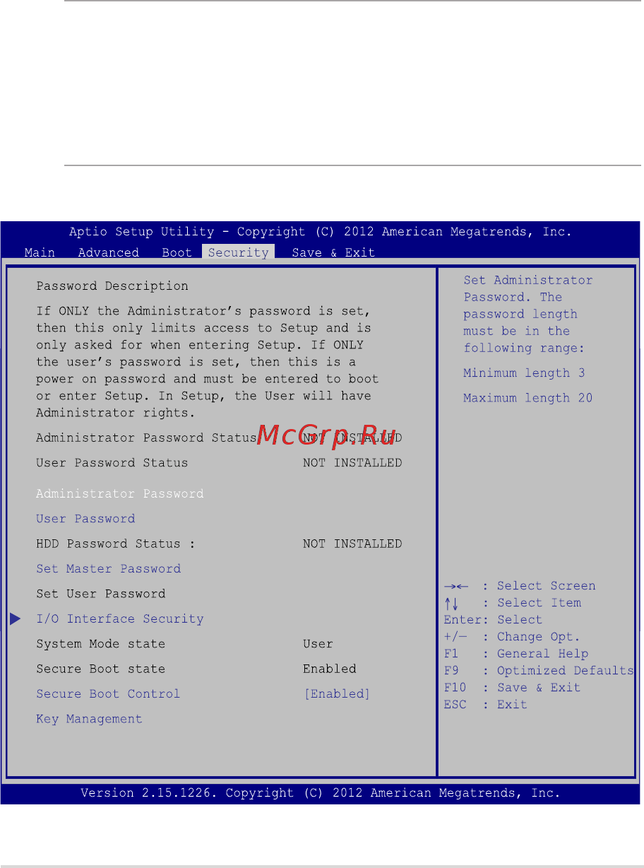 Asus GL552VX-DM288T [79/136] Безопасность