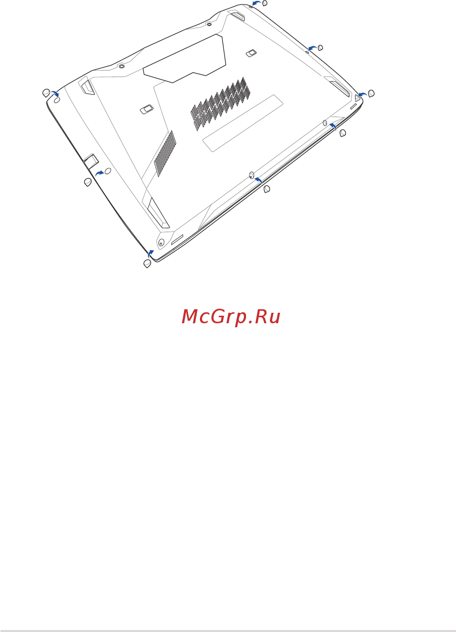 Asus G701VIK-BA045T [83/118] M поместите резиновые заглушки на место