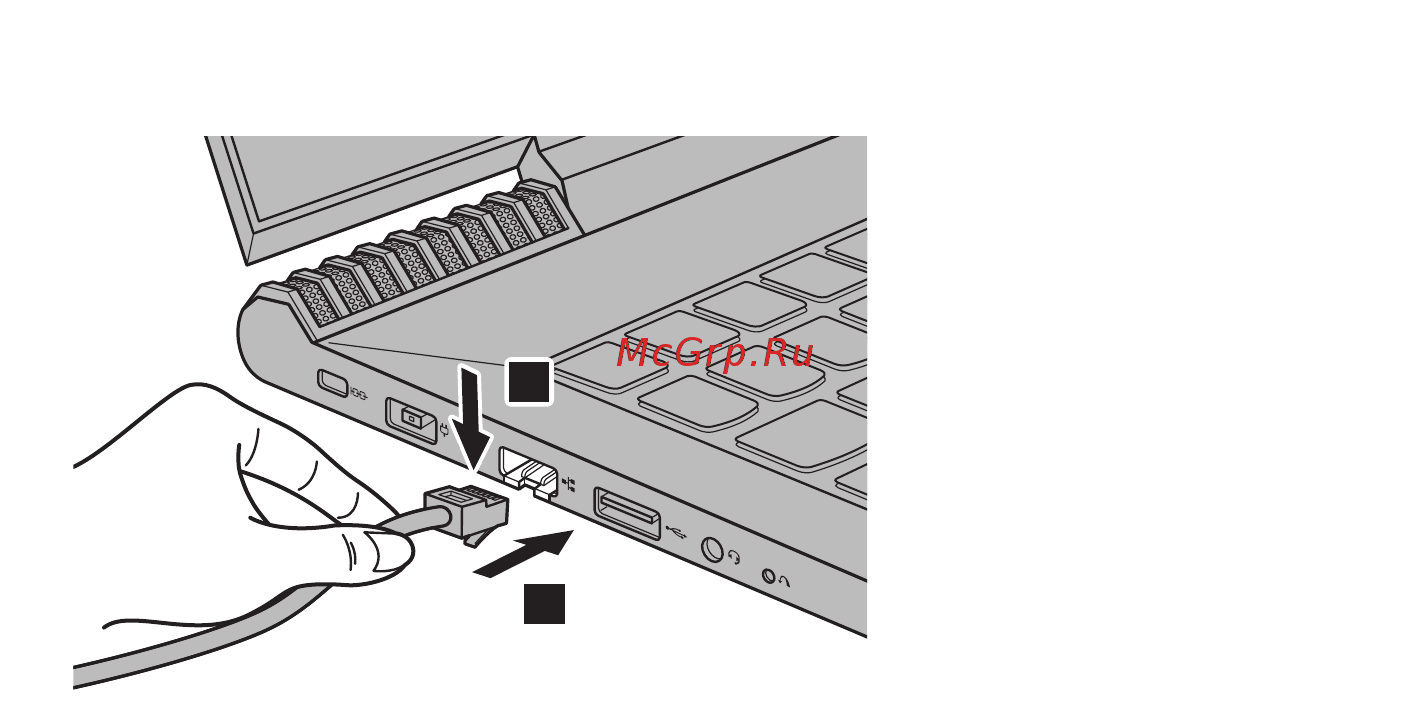 Lenovo Y520-15IKBN (80WK002MRK) [10/33] Подключение сетевых кабелей