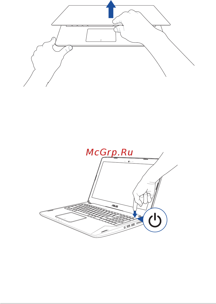 Asus FX502VM-DM105T [28/116] Нажмите кнопку питания
