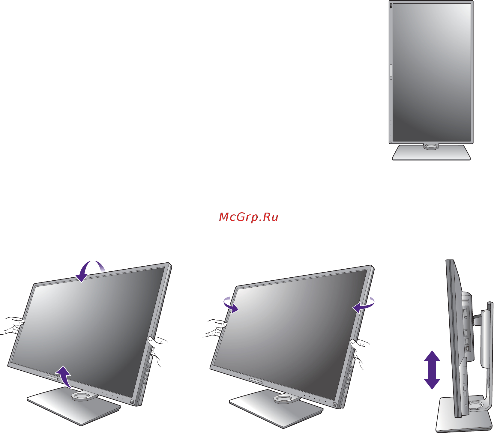Benq PD3200U [22/66] Регулировка угла обзора