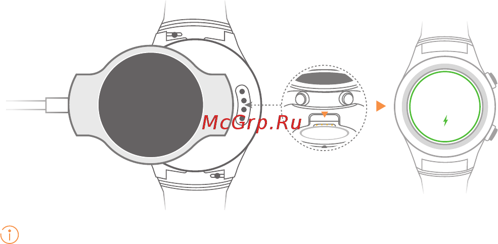 Huawei WATCH 2 Sport LTE Black (LEO-DLXX) [4/10] Зарядка
