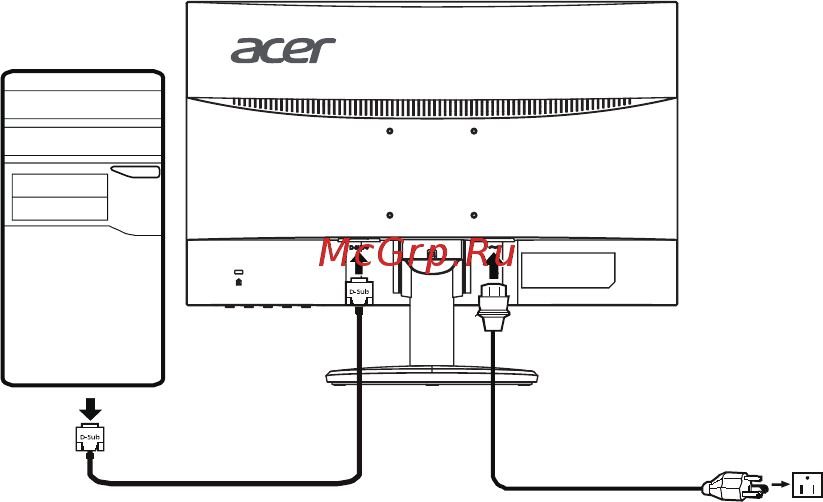 Acer EB192Qb [18/25] Шаги