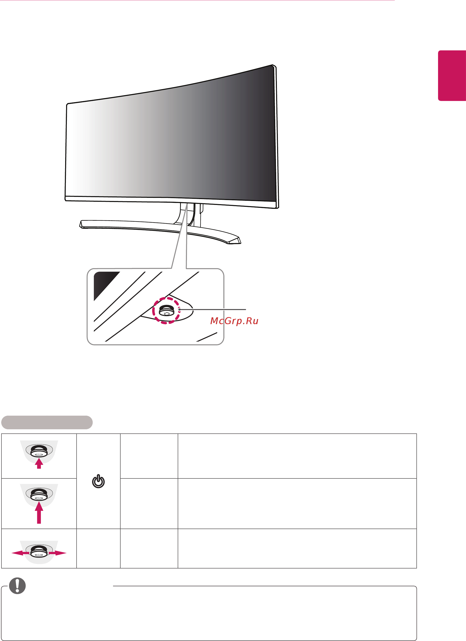LG 29UC88-B [5/30] Описание компонентов и кнопок