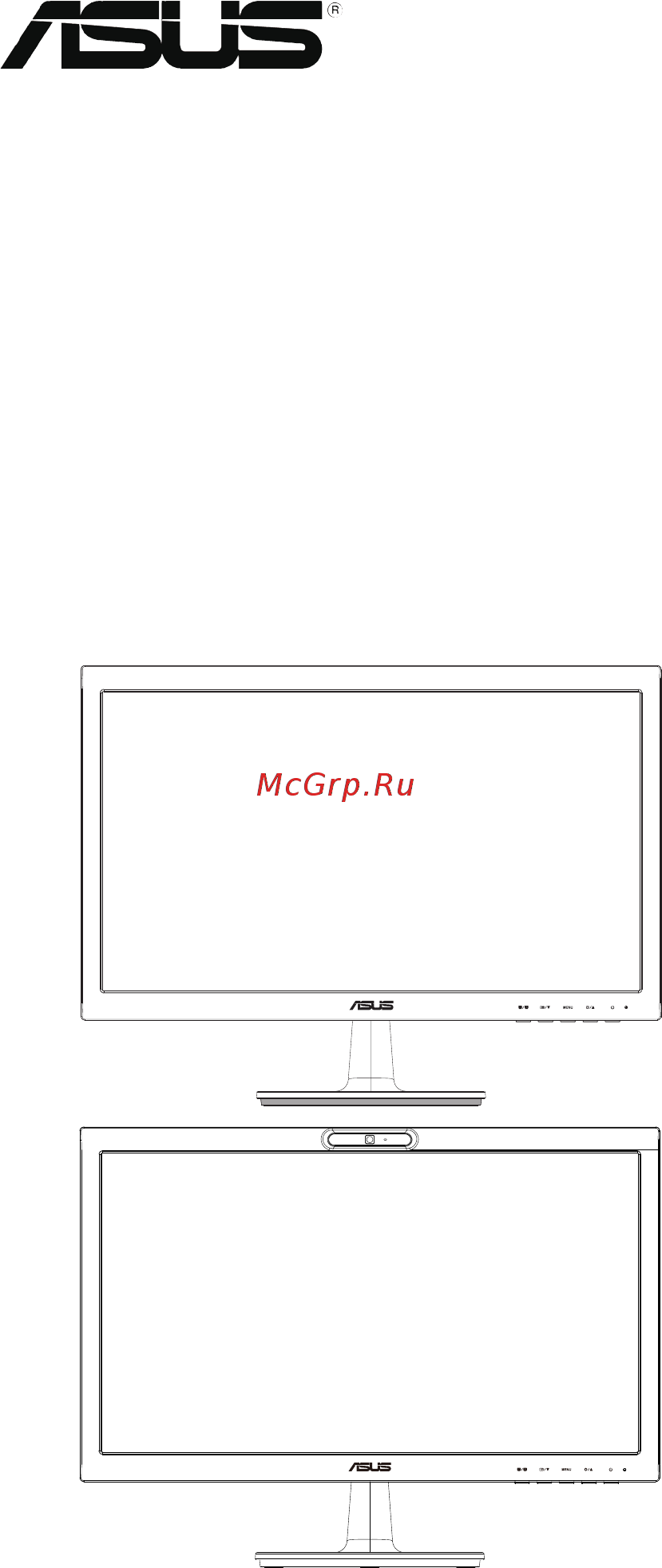 Asus VS207DF 90LM0015-B01170 Инструкция по эксплуатации онлайн