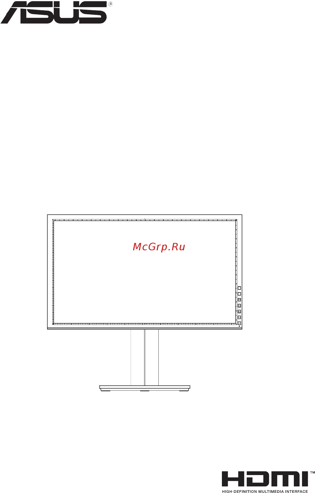 Asus PA238QR Инструкция по эксплуатации онлайн
