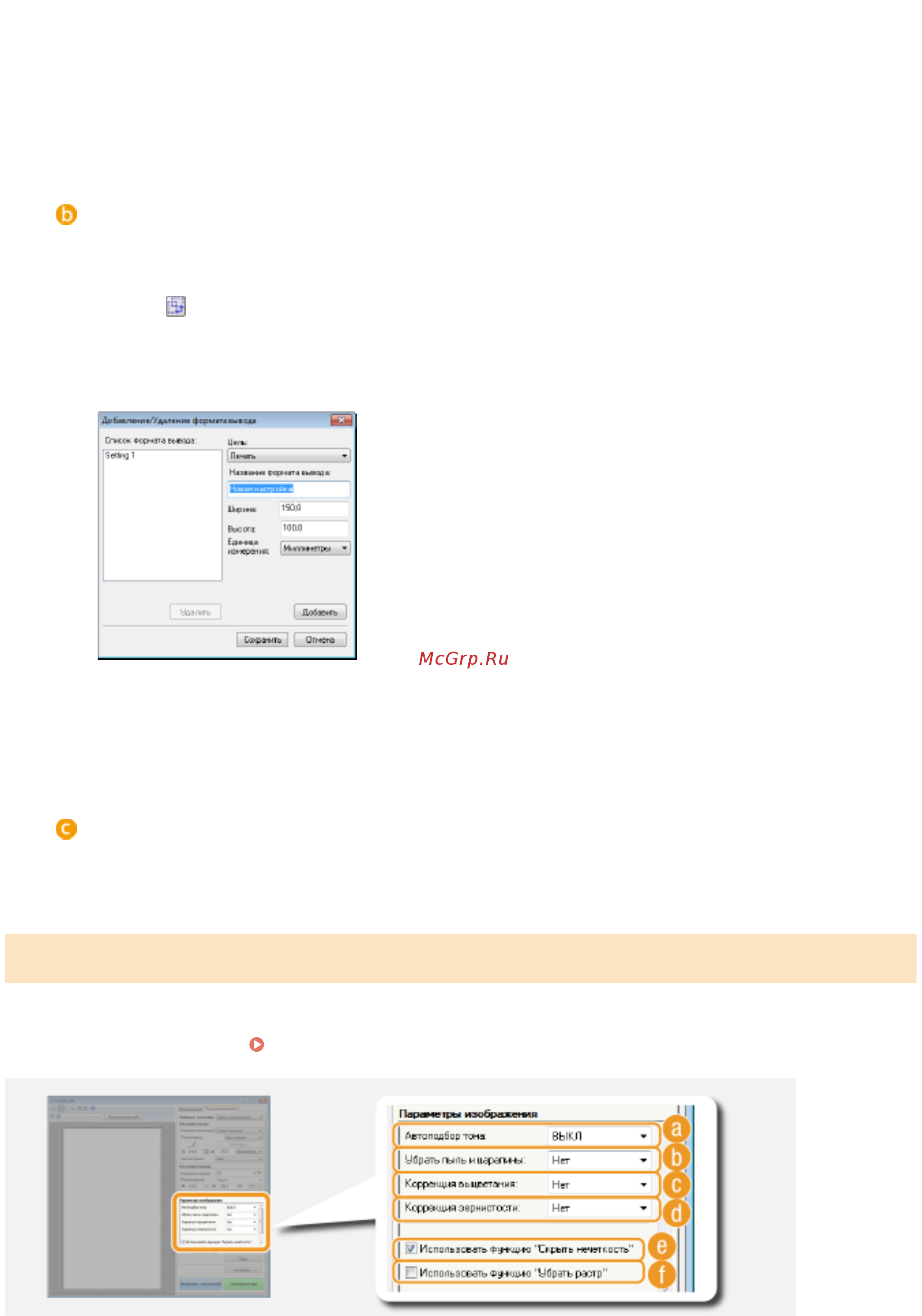 Canon i-SENSYS MF515x [340/950] Формат вывода