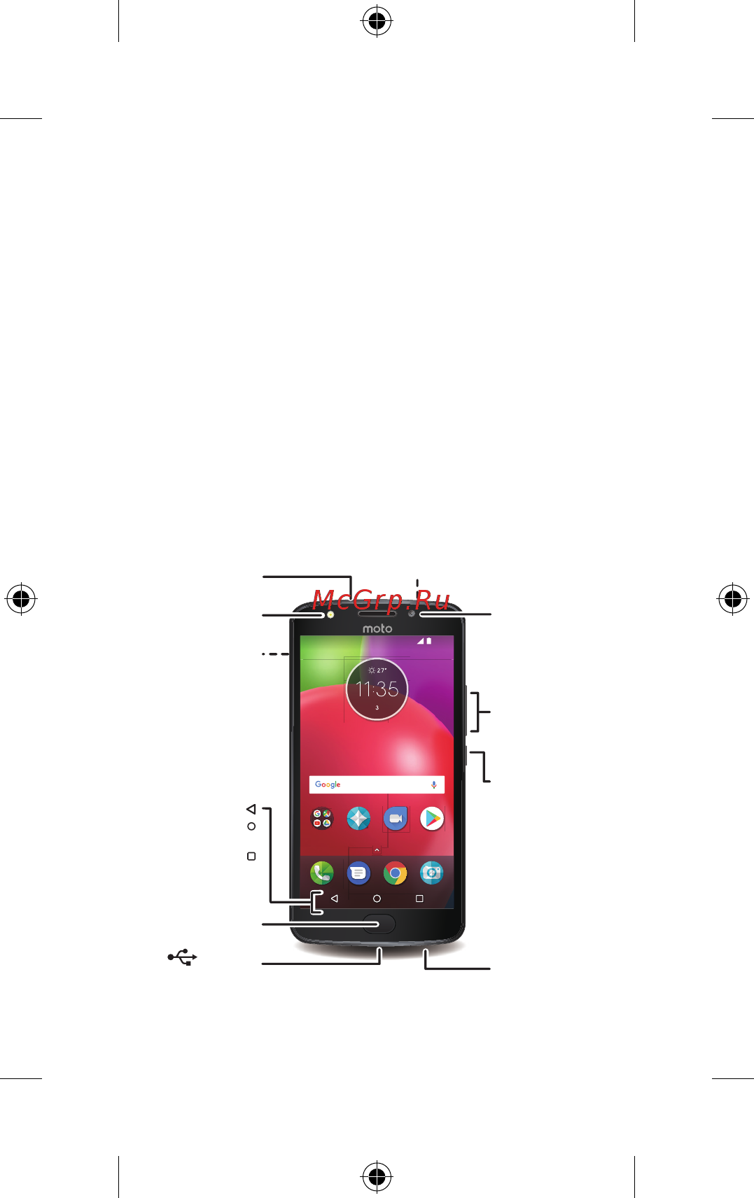 Motorola MOTO E Iron Gray (XT1762) [3/12] Краткий обзор