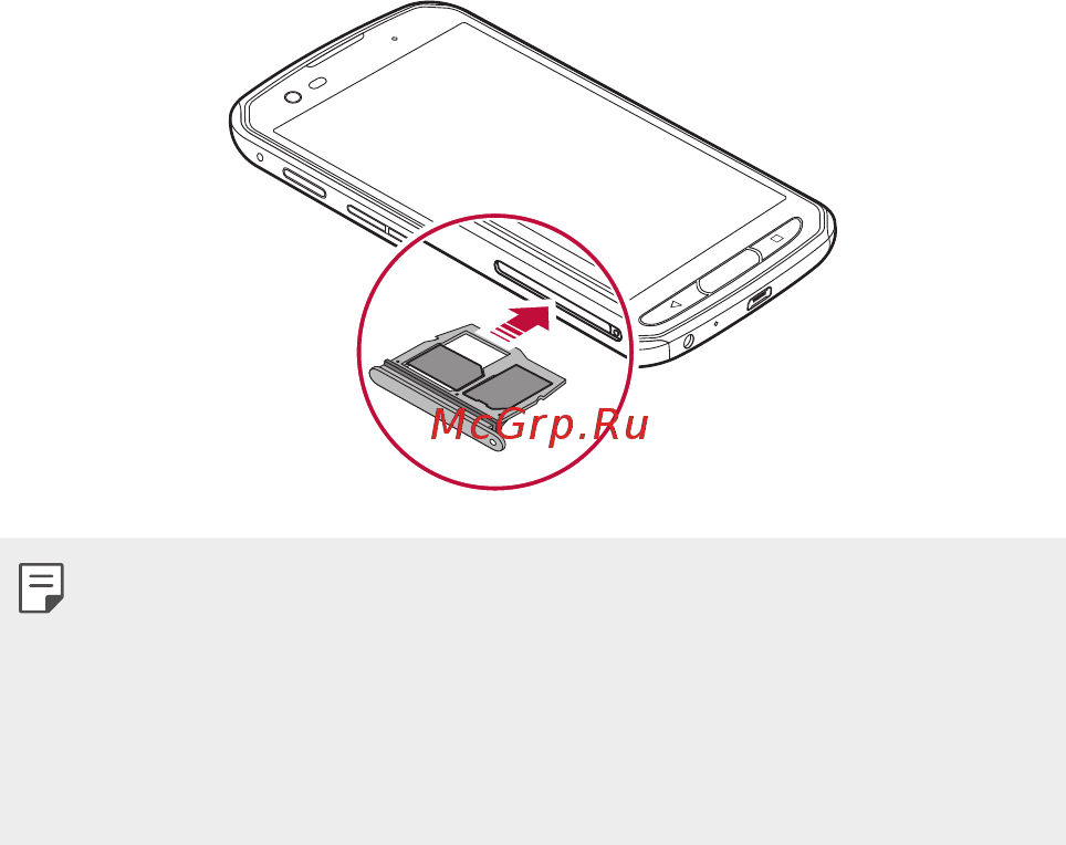 LG X venture Black (M710DS) [35/134] Меры предосторожности при использовании sim карты