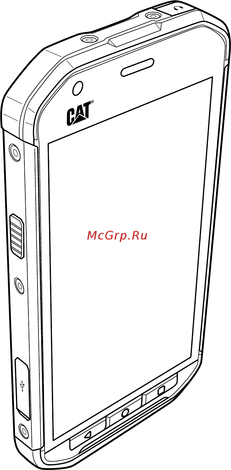 CAT S40 Black Инструкция по эксплуатации онлайн