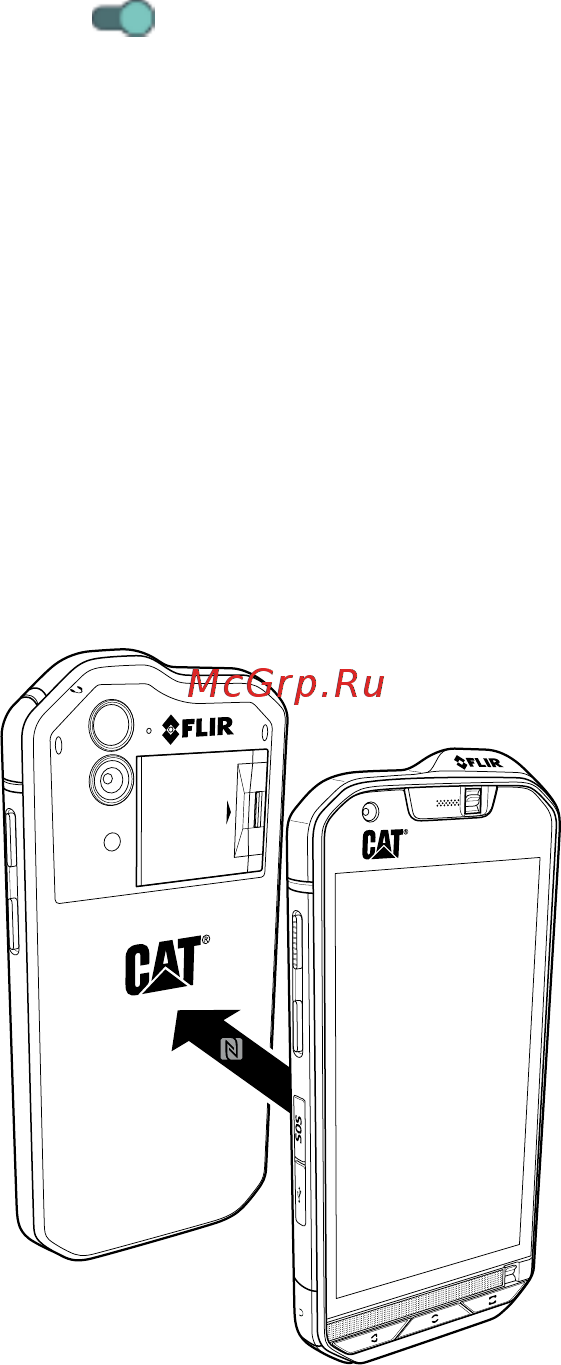 CAT S60 Black [41/55] Использование технологии nfc