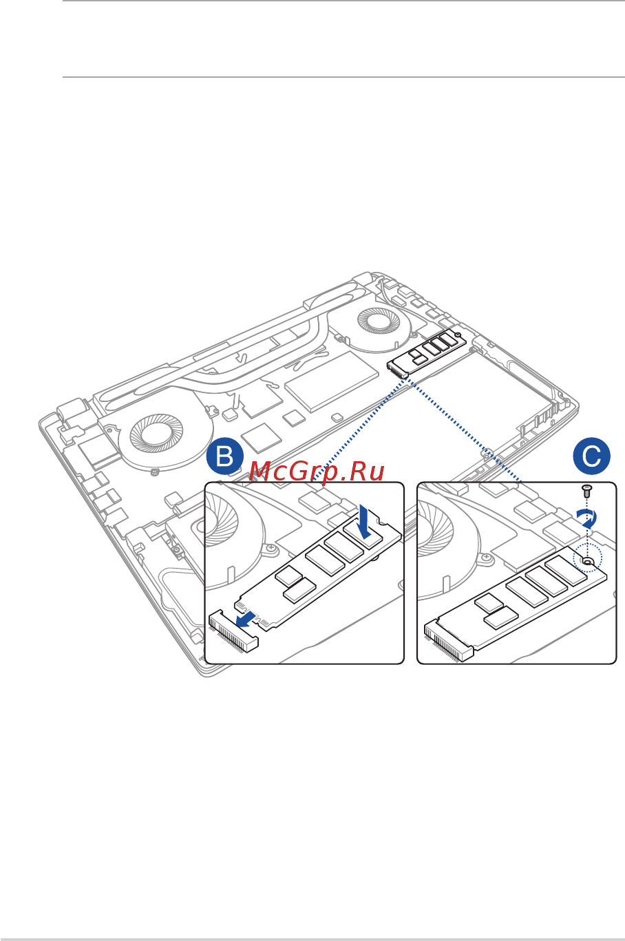 Asus GL502VS-FY062T [84/116] A снимите крышку отсека