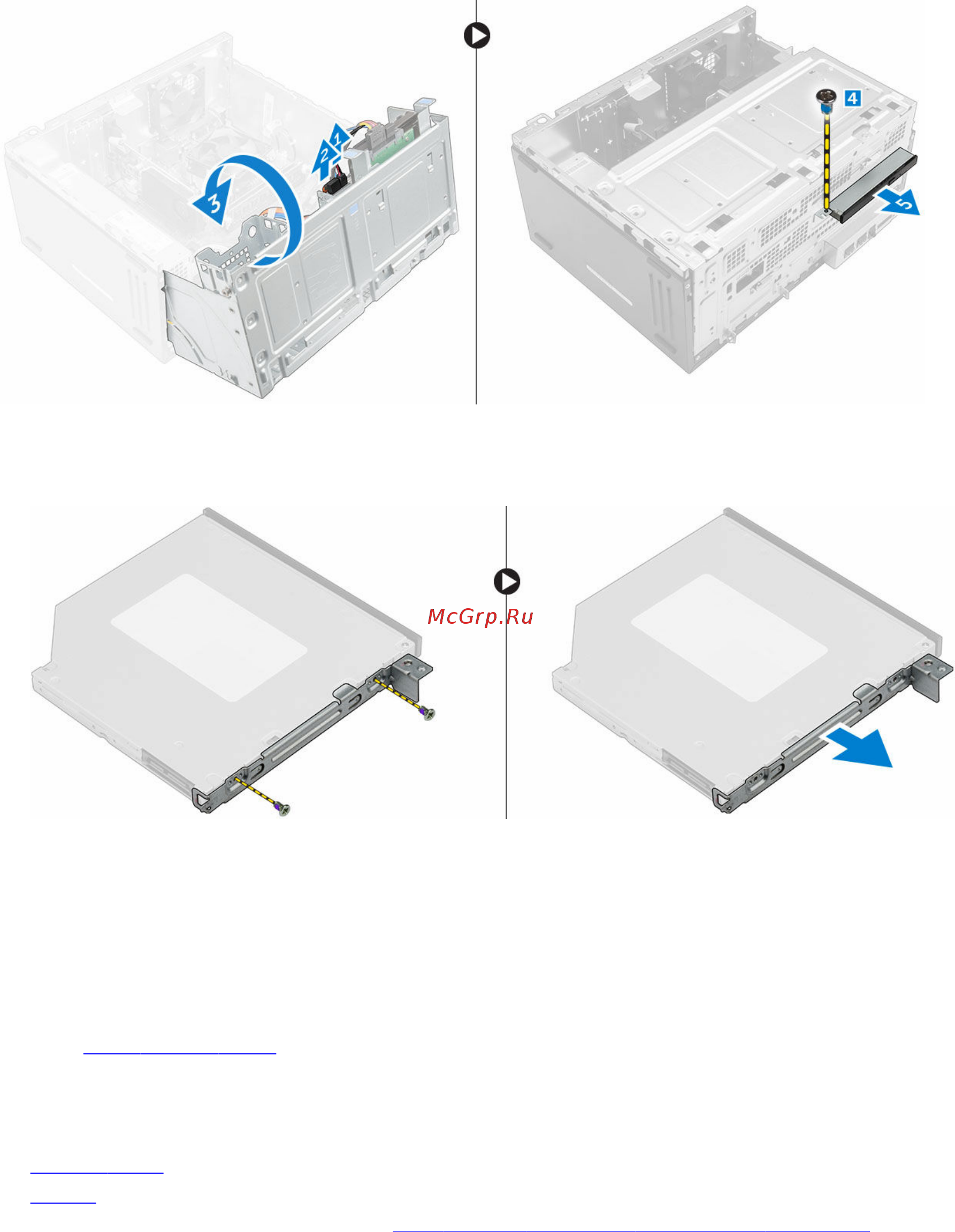 Dell Vostro 3650-8698 [12/38] Установка оптического дисковода в сборе