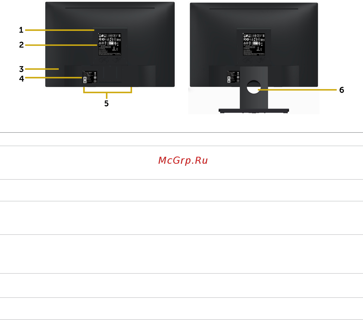 Dell E2016 [8/46] Вид сзади