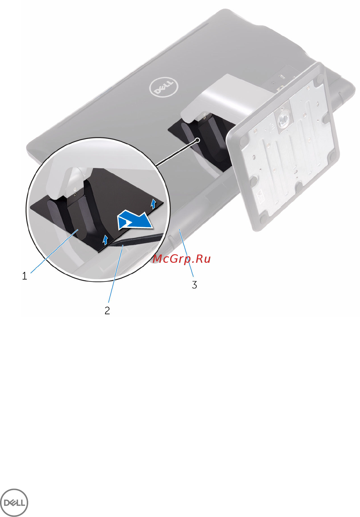 Dell Inspiron 3264-0414 [21/105] Подставка пьедестал