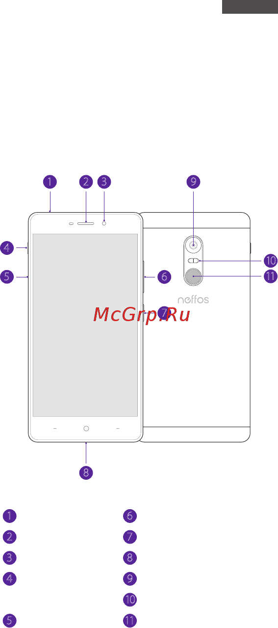 TP-Link Neffos Neffos X1 Max 32Gb Cloudy Grey (TP903A) [2/6] Общий вид