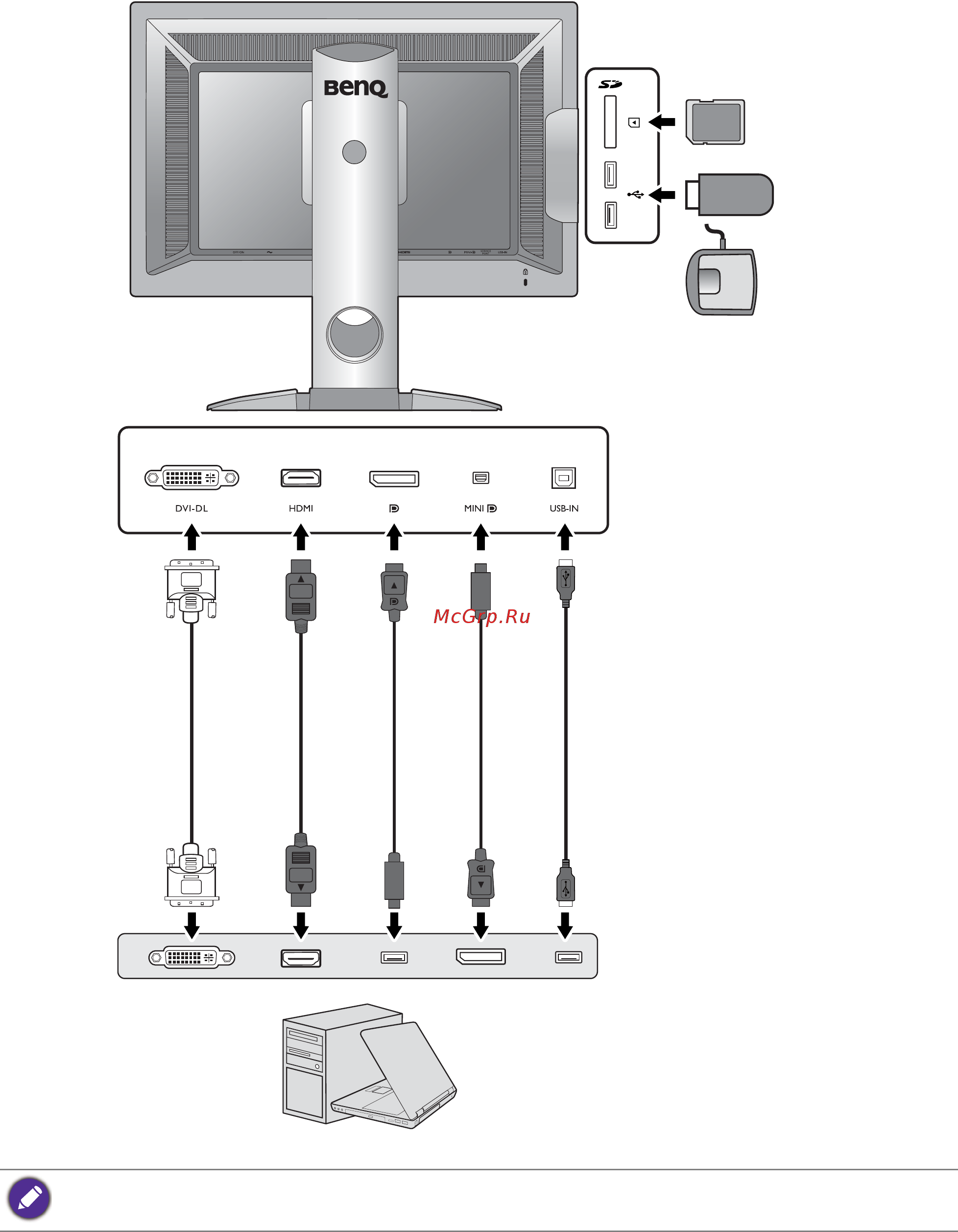 Benq PV270 [10/59] Подключение