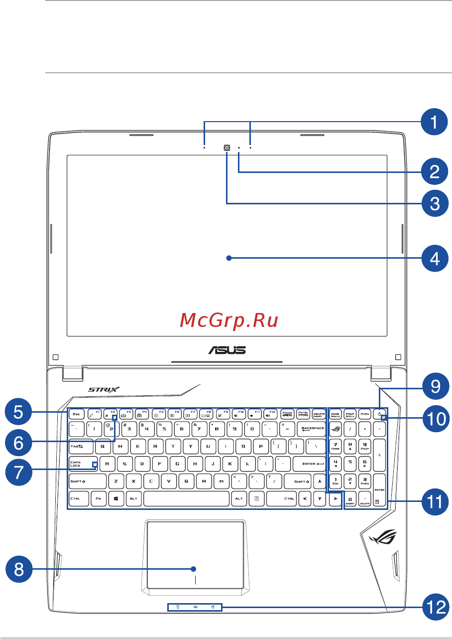 Asus GL502VS-FY055T 90NB0DD1-M02530 [14/116] Знакомство с ноутбуком