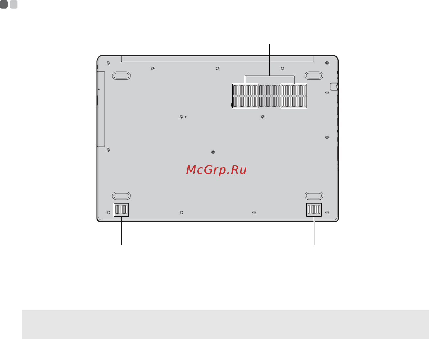 Lenovo IdeaPad 320-17AST 80XW002TRK Черный [17/41] Вид снизу