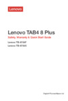 Lenovo Tab 4 8" Plus TB-8704X 64Gb LTE White (ZA2F0106RU) Инструкция по эксплуатации