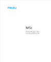 Meizu M5C M710H 16GB/2GB Blue Инструкция по эксплуатации