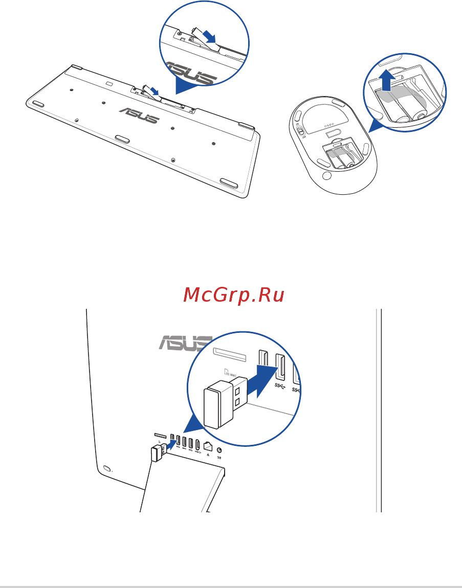 Asus V221ICGK-BA006T [20/60] Подготовка моноблочного компьютера к работе
