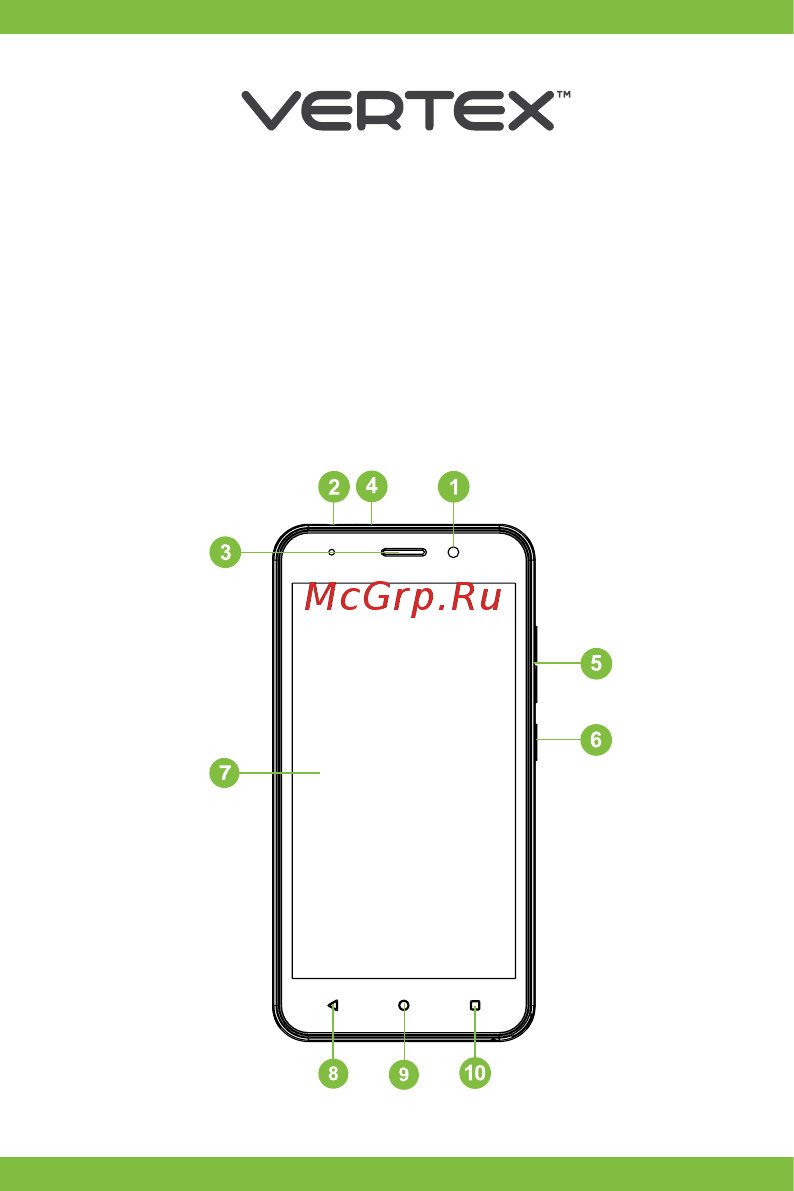 Vertex Impress Luck 3G Gold Инструкция по эксплуатации онлайн