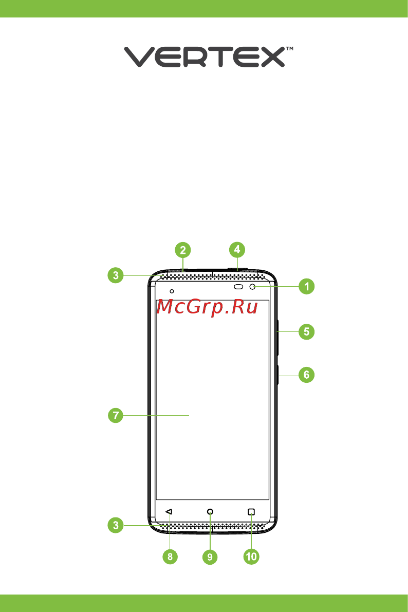 Vertex Impress Groove 3G Gold Инструкция по эксплуатации онлайн