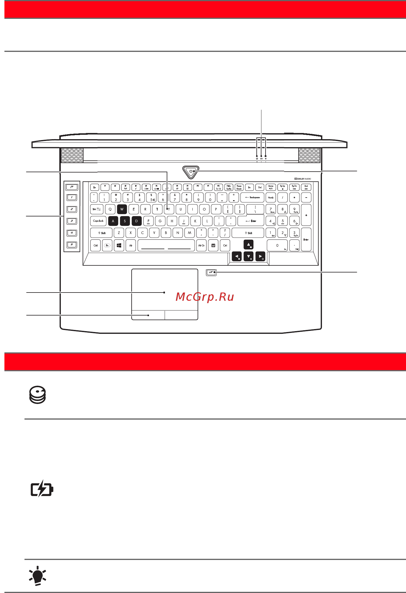 Acer Predator GX-792-78JB NH.Q1EER.007 [11/105] Вид клавиатуры