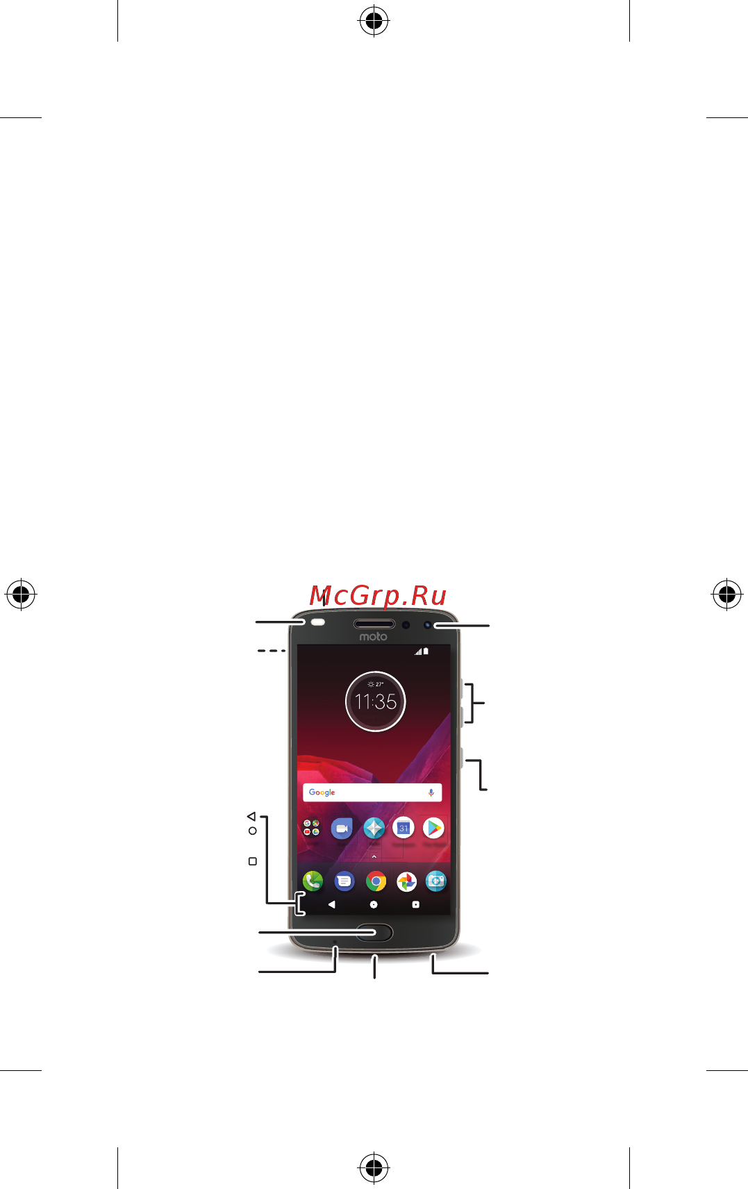 Motorola MOTO Z2 PLAY Lunar Gray (XT1710-09) [3/12] Давайте начнем мы поможем вам выполнить первоначальную настройку телефона и расскажем о его возможностях