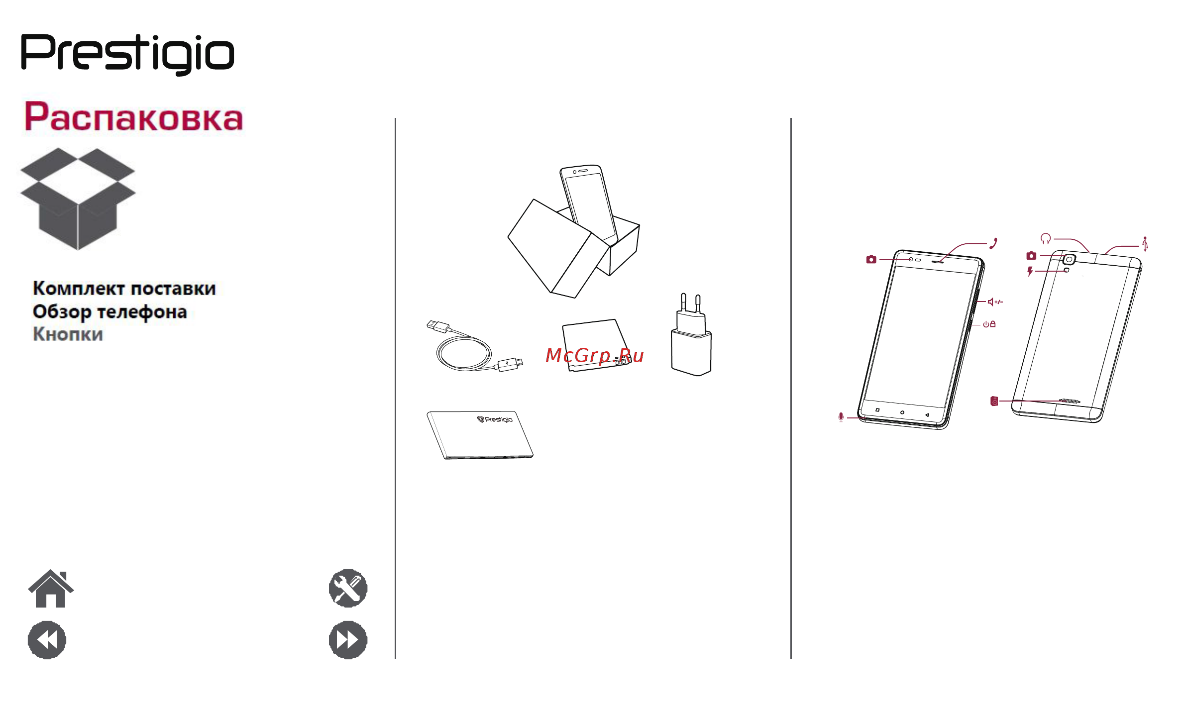 Prestigio Muze H3 Duo Wine (PSP3552) [2/39] Распаковка