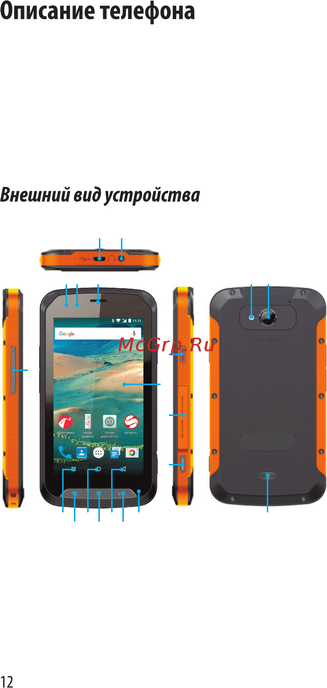 Senseit R450 Grey [12/37] Sim карта с поддержкой 4g lte для осуществления вызовов приёма передачи сообщений sms mms и доступа в интернет