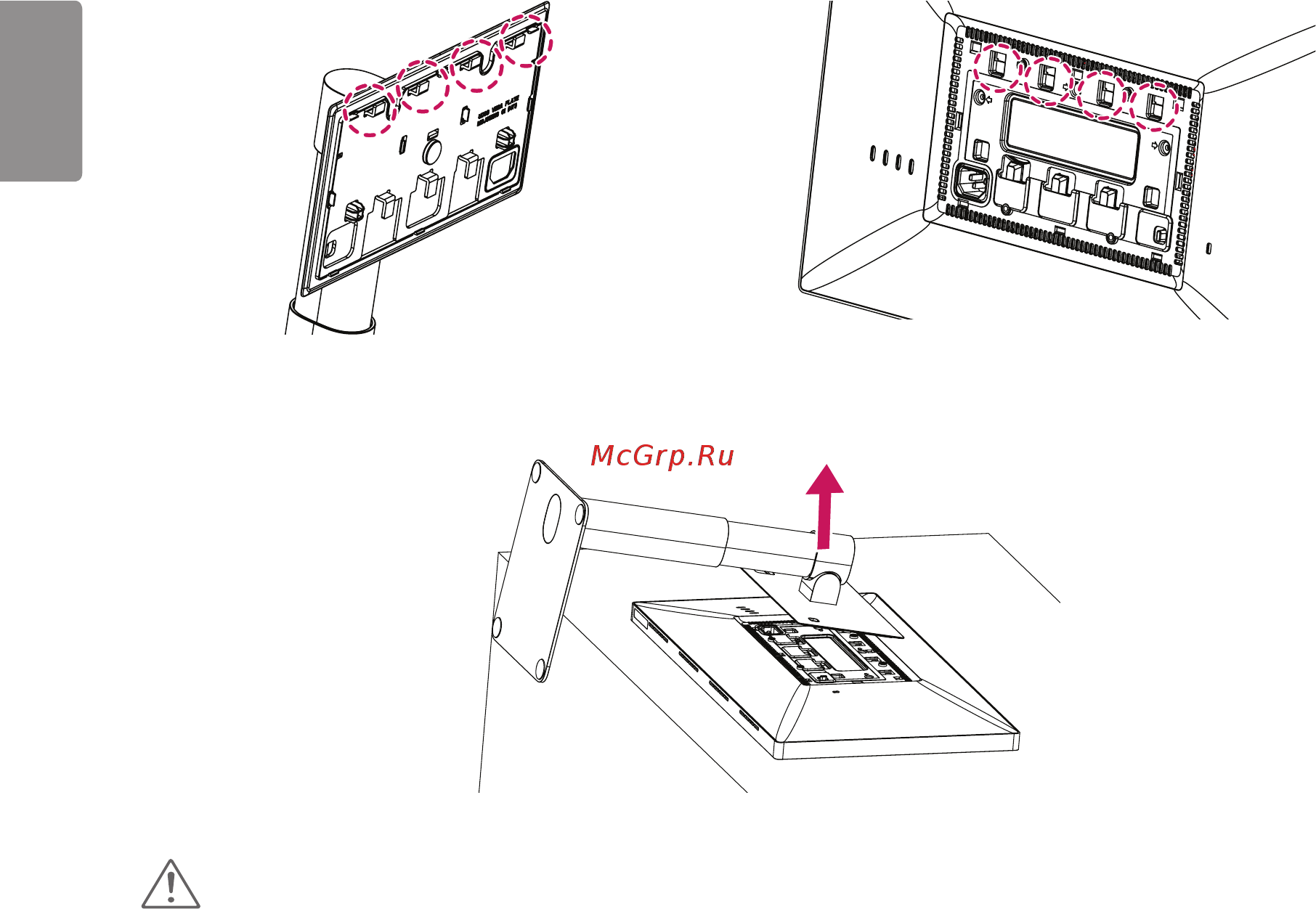 LG UltraFine 22MD4KA-B [18/27] Внимание