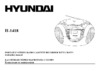 HYUNDAI ELECTRONICS H-1418 Blue Инструкция по эксплуатации
