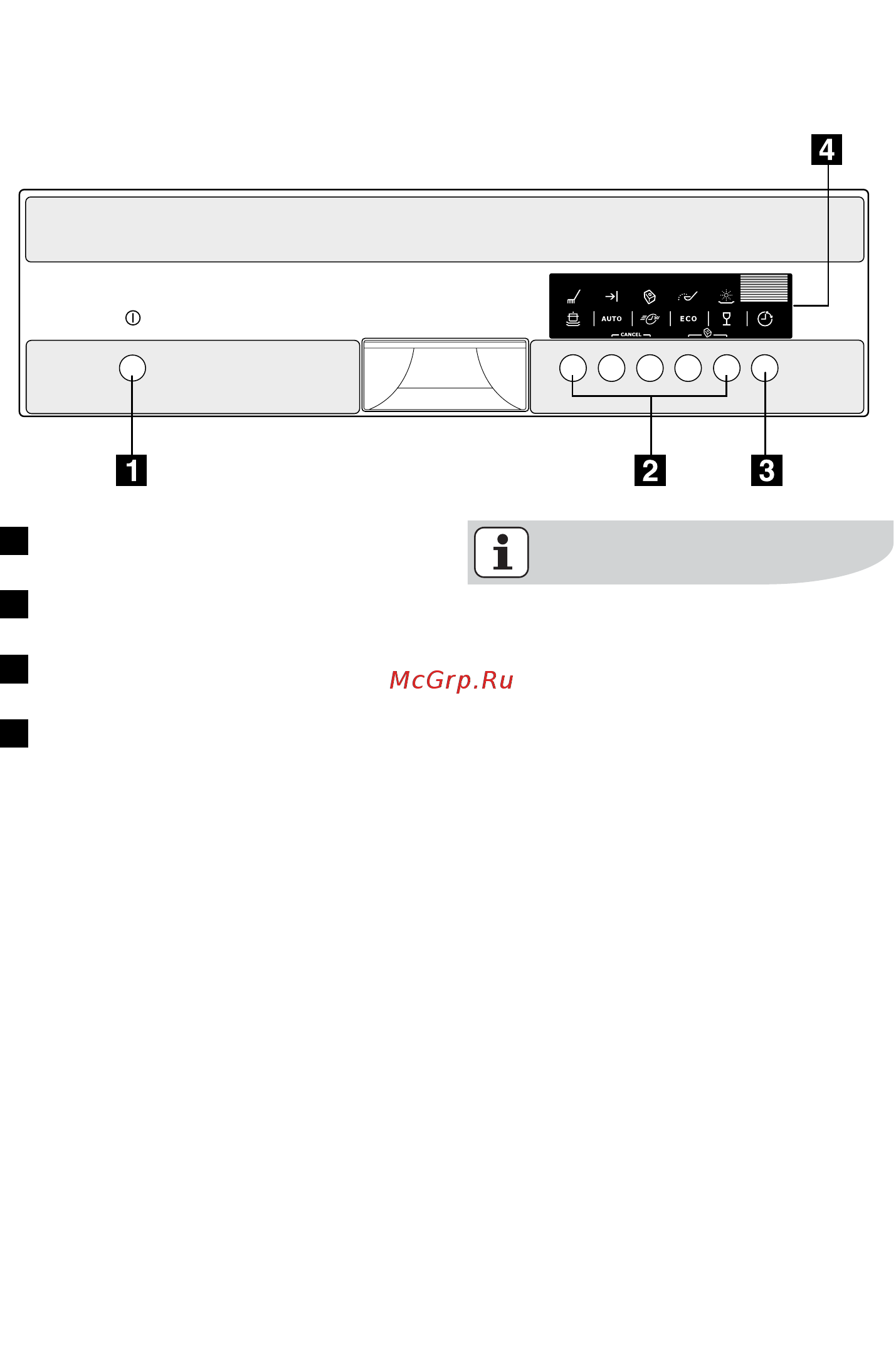 Electrolux ESI 46010 [8/40] Панель управления