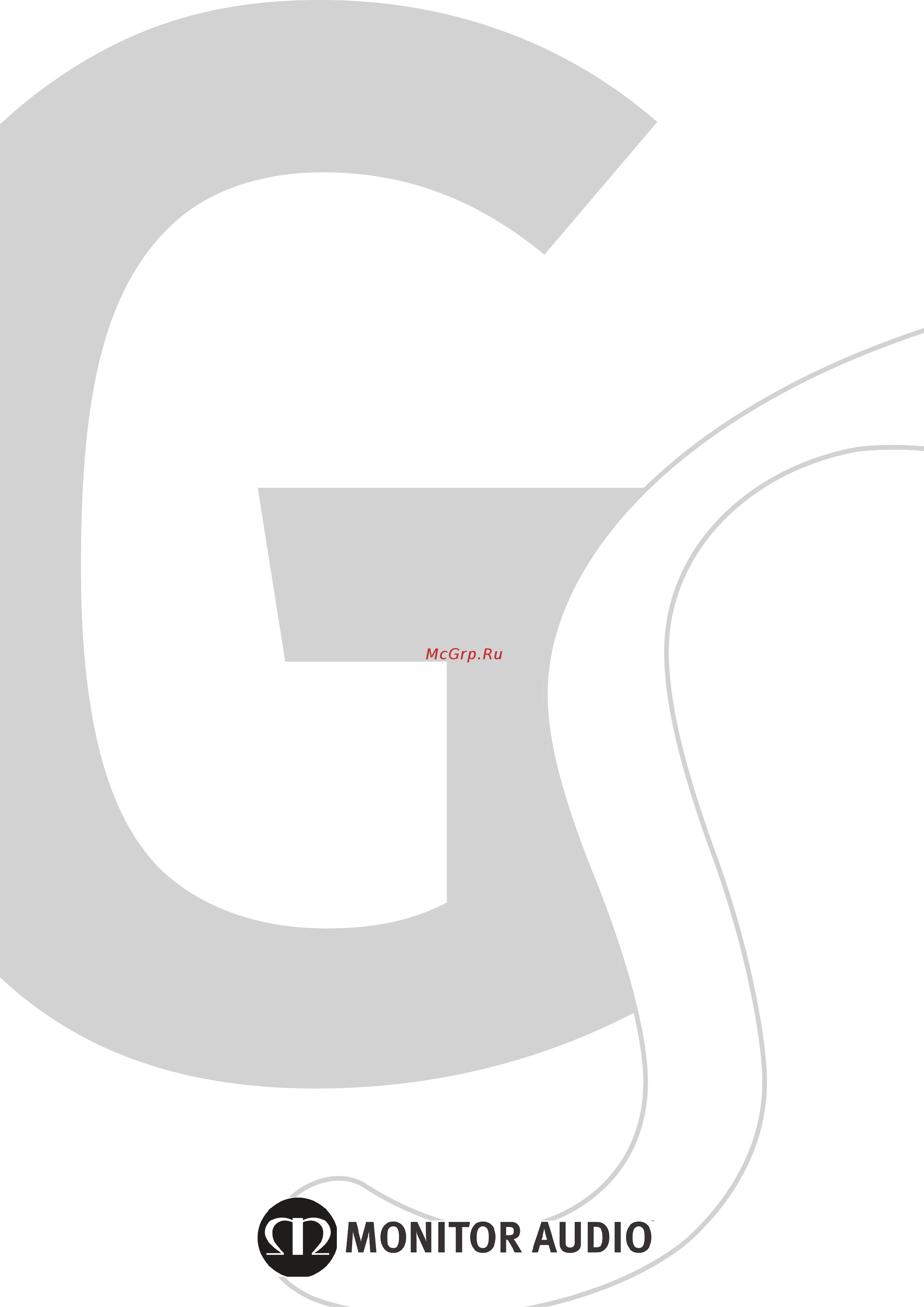 Monitor Audio Gold GSW 12 Wn Инструкция по эксплуатации онлайн