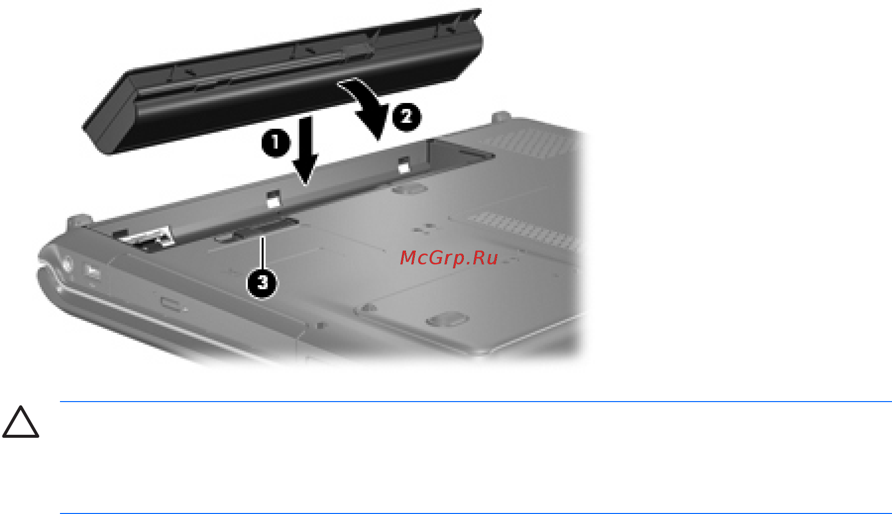 HP Pavilion a6160ru [60/261] Установка и извлечение аккумуляторной батареи