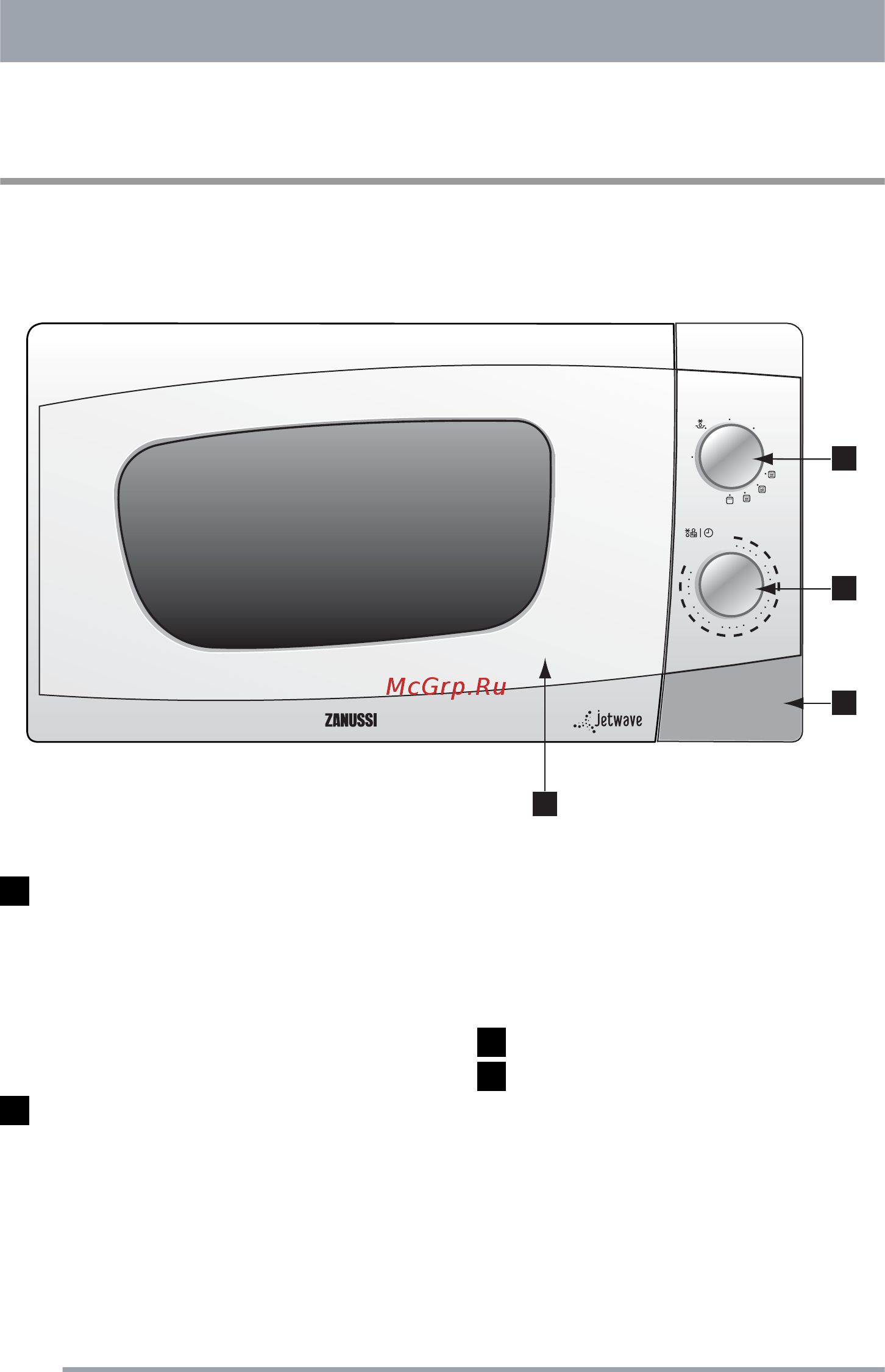 Zanussi ZM21 MGS [10/28] Описание прибора