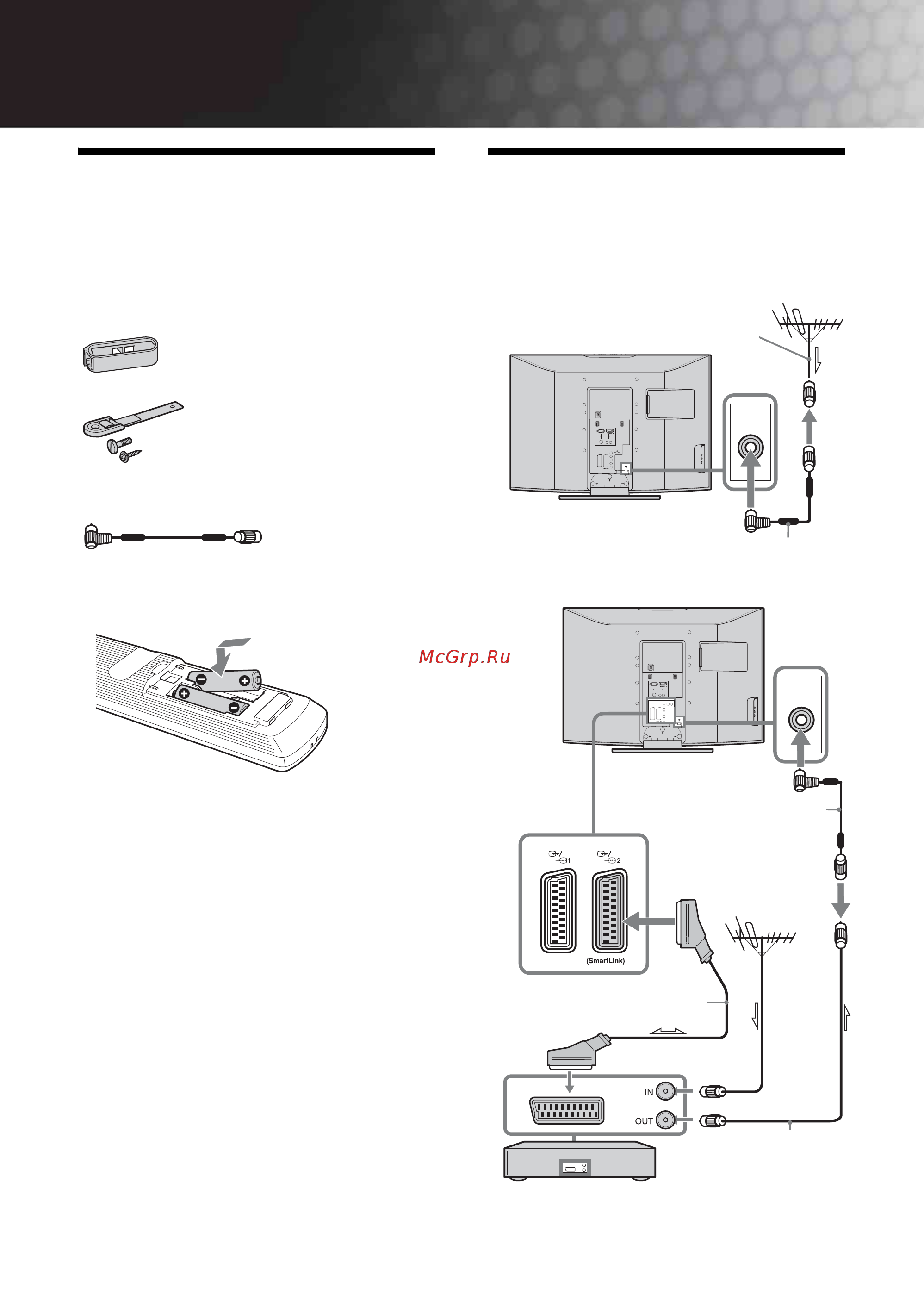 Sony KDL-32 U2000 BK [4/27] Начало работы