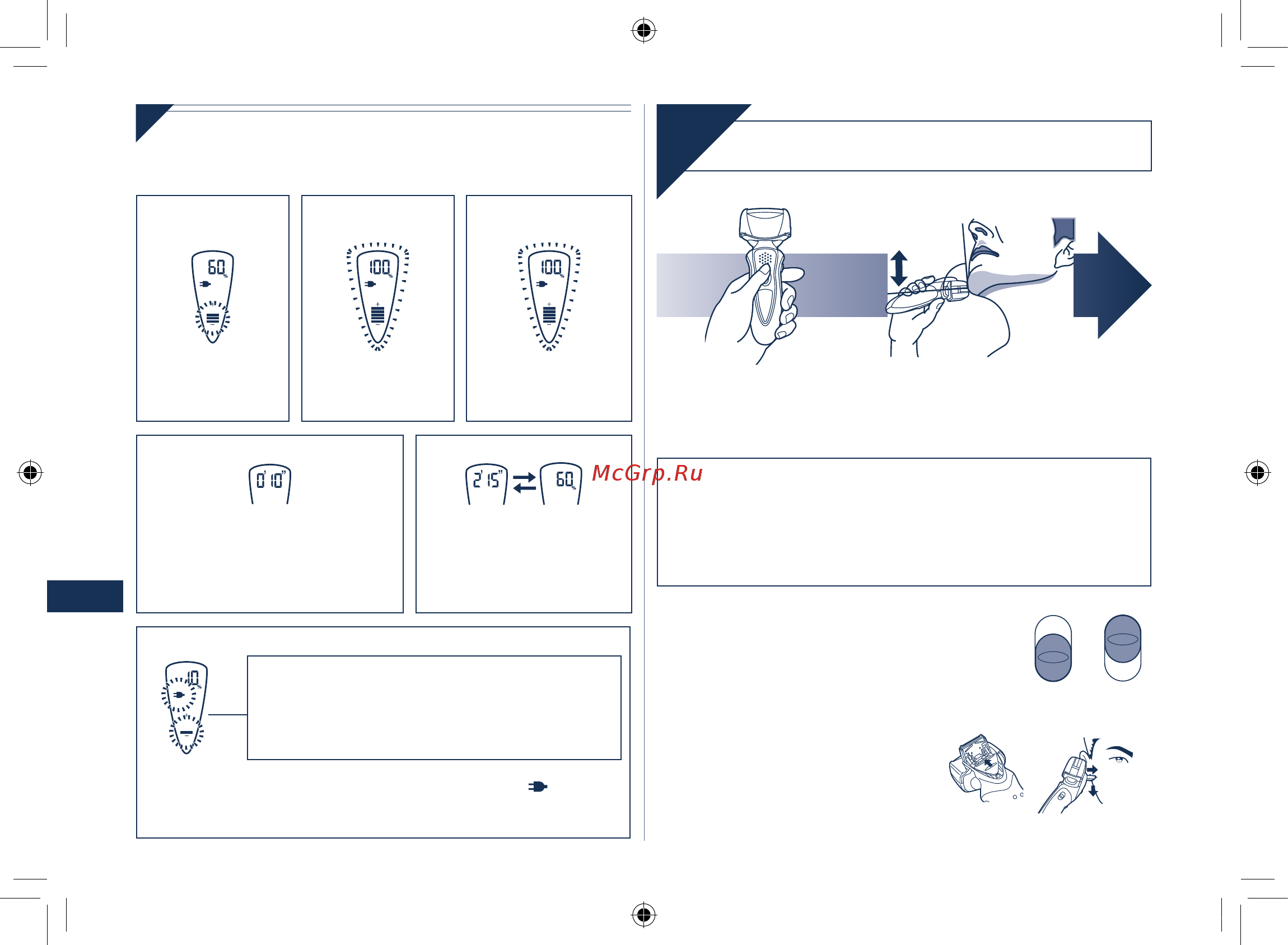 Panasonic ES 8243 [3/6] Индикаторы