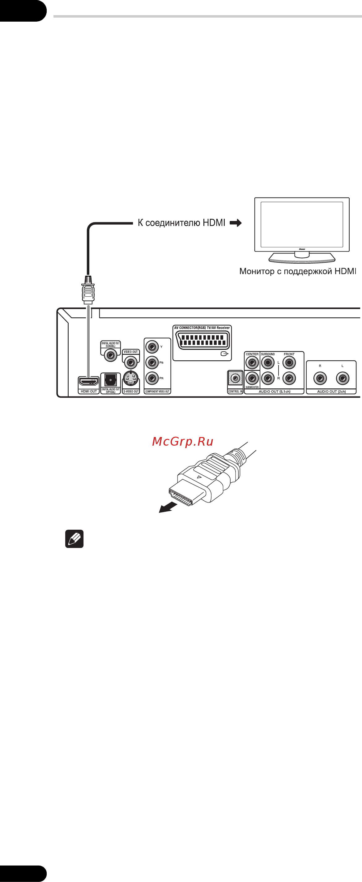 Pioneer DV-LX50 [14/48] Об интерфейсе hdmi