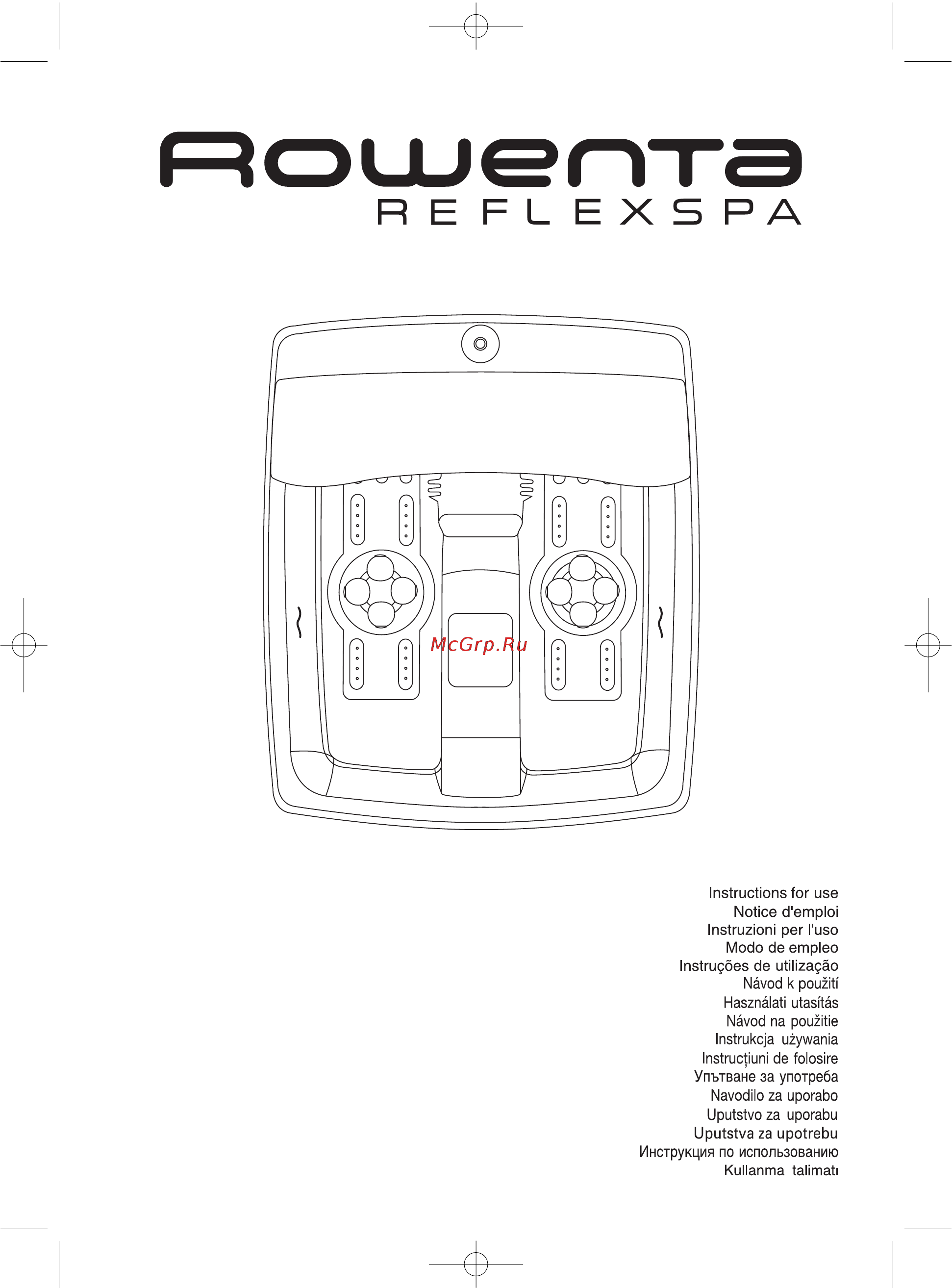 Rowenta TS 8050 Инструкция по эксплуатации онлайн