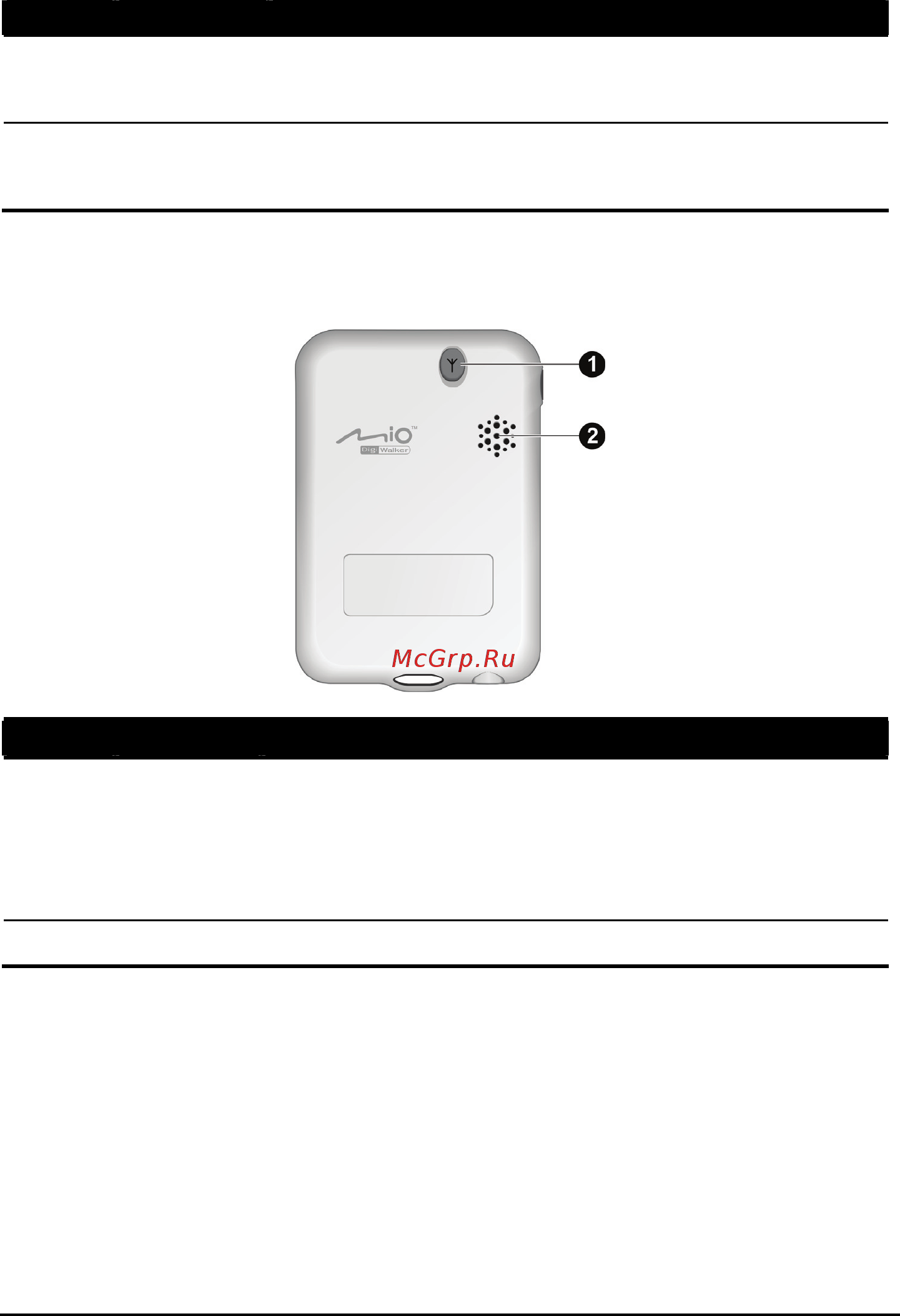 Mio H610 Black Del [10/120] Компоненты которые находятся сзади